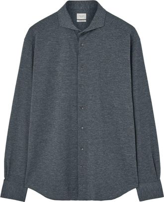 Traiano Camicia con colletto button-down - Grigio