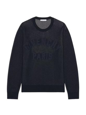 Givenchy Navy Blue Crewneck Sweater