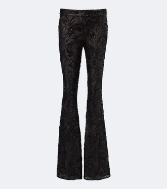 New Arrivals Meihua sequined flared pants