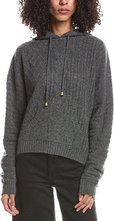 Brodie Luxe Cable Cashmere Hoodie