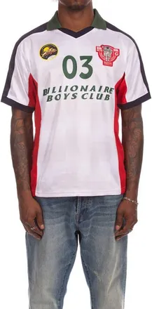 Billionaire Boys Club Midi Graphic Polo in White at Nordstrom, Size Xx-Large