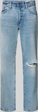 GAP Straight Fit Jeans im Used-Look in Jeansblau, Gr&ouml;&szlig;e 29/30