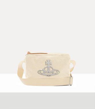 Vivienne Westwood Jude Crossbody Canvas Natural