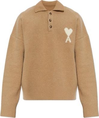 Ami Hombre, Jerseys, Beige, Talla: M