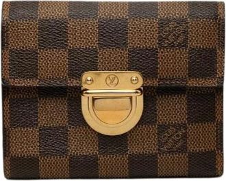 Louis Vuitton Pre-owned Damier Trifold Wallet - - Pre-owned - Donna - Marrone - ONE SIZE
