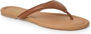 Bruno Magli Malora Flip Flop in Cognac Leather at Nordstrom Rack, Size 7.5