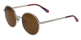 Benetton 7037 813 Womens Sunglasses Silver Size 49