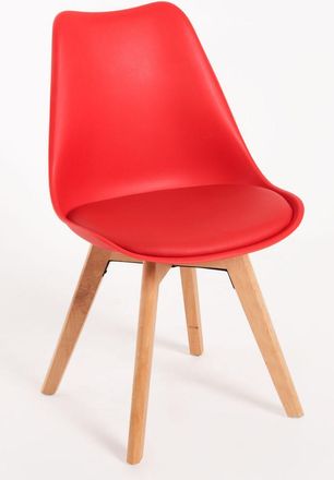 Regalos Miguel Regalos Miguel - Packs Sillas Comedor - Pack 6 Sillas Synk Basic - Rojo