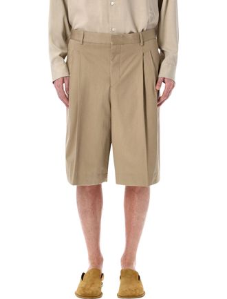 Ami Pantaloncini Ami Paris Beige