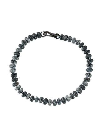 Walters Faith beaded agate bracelet - Grey