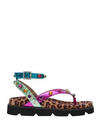 Betsey Johnson Womens Conley Sandals In Metallic Multi