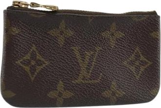 Louis Vuitton Pre-owned Wallets, female, Brown, Size: ONE SIZE Pre-owned Monogram Canvas Coin Purse