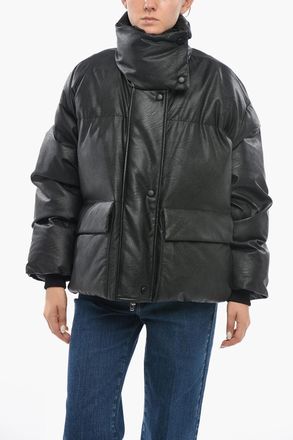Stella McCartney Puffer Jacket ALTERMAT Boxy Fit with High Collar Stella McCartney