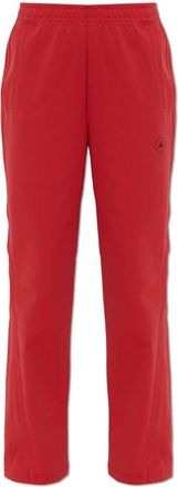 adidas by Stella McCartney Logo Broeken - Dames - Trainingsbroeken - Rood - S - Polyester - Fitness