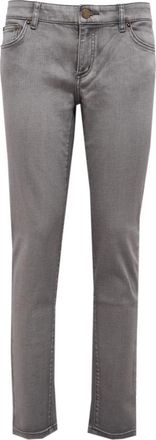 Michael Kors Skinny Grey Izzy Pants - Dames - Slim Fit Jeans - Grijs - M - Katoen - Jeans