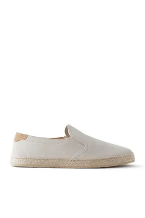 Brunello Cucinelli Suede Espadrilles