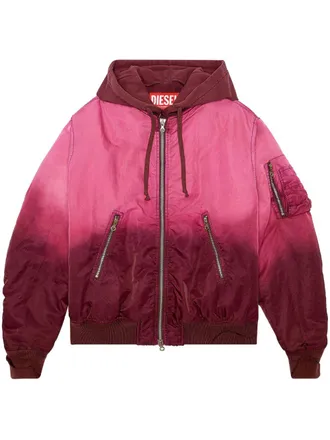 Diesel G-Kamila gradient-effect jacket - women - Polyamide - 42 - Pink