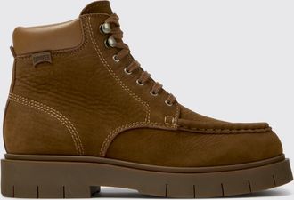 Camper Flat Ankle Boot Woman color Brown