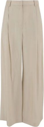 Frankie Shop Marfa Fluid Twill Pleated Trousers