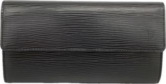 Louis Vuitton Noir Wallet (Bi-Fold) (Pre-Owned)