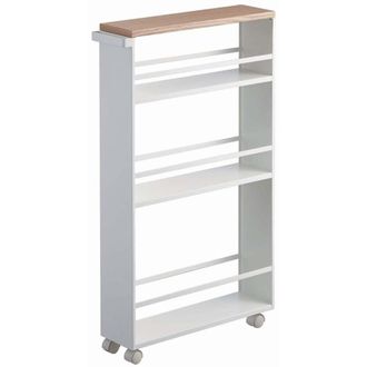 Yamazaki Tableware Aparador de almacenaje de acero - L47,5 cm - Blanco