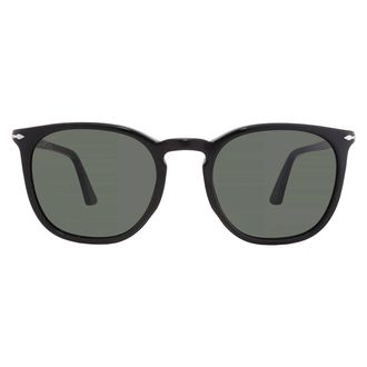 Persol Green Square Unisex Sunglasses PO3316S 95/31 52
