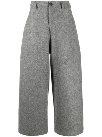 Sage Nation Pantaloni a gamba ampia - Grigio