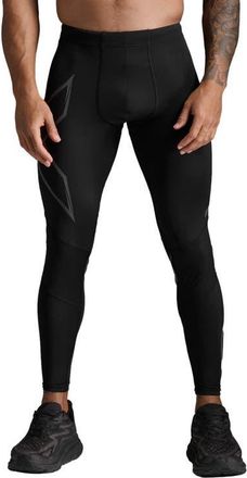2XU Mens Ignition Shield Compression Tights in Black/black Reflective at Nordstrom, Size Xxx-Large