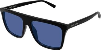 Saint Laurent SL 904 Zonnebrillen - unisex - Zonnebrillen - Zwart - 59 MM - Accessoires