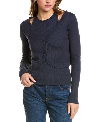 Monrow Baby Thermal Cardi Top