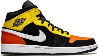 Nike Jordan Air Jordan 1 Mid SE Amarillo Orange sneakers - unisex - Leather - 8.5 - Black