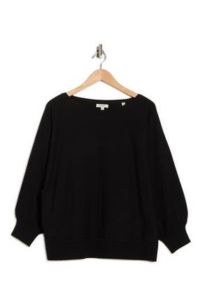 Max Studio Dolman Elbow Sleeve Sweater in Black at Nordstrom Rack, Size 1X