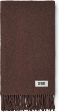 Drykorn Gaze Sjaal - Heren - Wintersjaals - Bruin - ONE Size - Wol - Accessoires