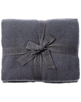 Barefoot Dreams Cozychic Stacked Rib Border Blanket
