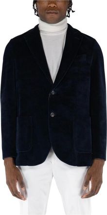 Circolo 1901 Heren, Jassen, Blauw, Maat: 2XL Velours