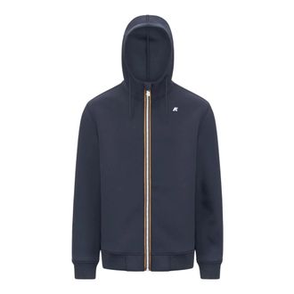 K-Way Rainer Spacer Jacket - Heren - Vesten met rits - Blauw - S - Polyester - Hoodies & sweatvesten