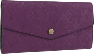 Louis Vuitton Pre-owned Wallets, female, Purple, Size: ONE SIZE Pre-owned Long Wallet