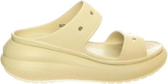Crocs Classic Crush Sandal - Dames - Sleehakken - Beige - 41 EU - Schoenen