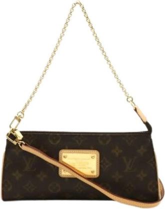 Louis Vuitton Pre-owned Vintage Canvas Shoulder Bag - Dames - Vintage Schoudertas - Bruin - ONE Size - Vintage