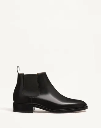 Valentino Garavani Pas Des Dieux Ankle Boot In Calfskin