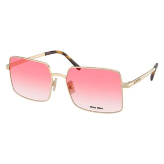 Miu Miu MU C53S Zonnebril - Dames - Accessoires - Geel - Maat: 59 MM