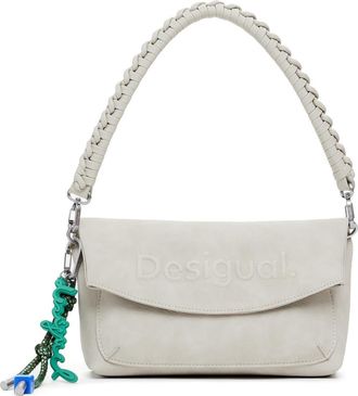 Desigual Faux Leather Crossbody Bag in Light Gray at Nordstrom