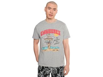 Chubbies The Fork In The Road (non Pocket Graphic T-shirt) Mens T Shirt Medium Grey/Heather : 2XL, Cotton/Spandex