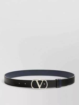 Valentino Garavani vlogo signature 30mm reversible leather belt