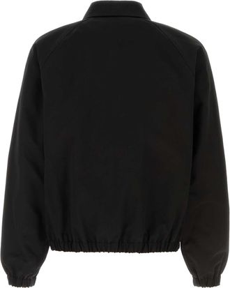 Valentino Garavani Mens Vgold Jacket Black Cotton