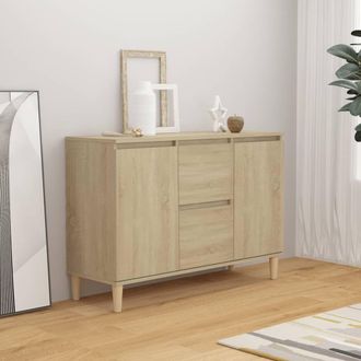 Berkfield Home Sideboard Sonoma Oak 103.5x35x70 cm Engineered Wood in Brown