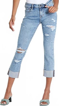 Dear John Denim Blaire Cuffed Pant In Glass Beach