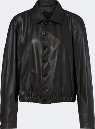 Christophe Lemaire Leather blouson jacket