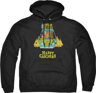 Gildan Scooby Doo Happy Campers Adult Pull Over Hoodie / Hooded Sweatshirt