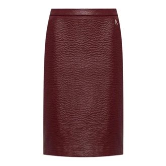 Twinset Pencil Skirts - Skirts - Mujer - Rojo - XS